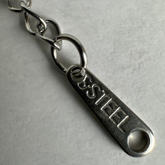 Stainless Steel Cross Bracelet Lobster Closure Dainty Silver Adjustable Jewelry - Picture 5 of 5